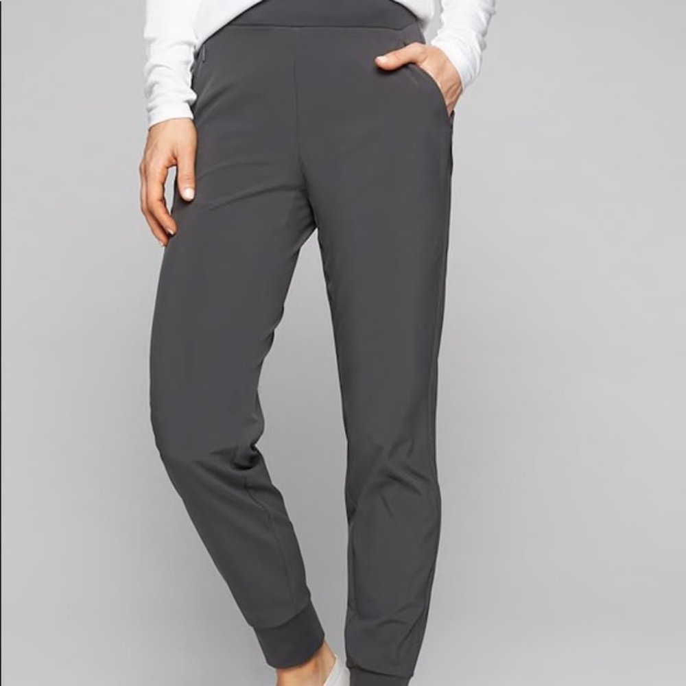 ATHLETA Soho Jogger -- Sz 16 -- Olive Green/Gray